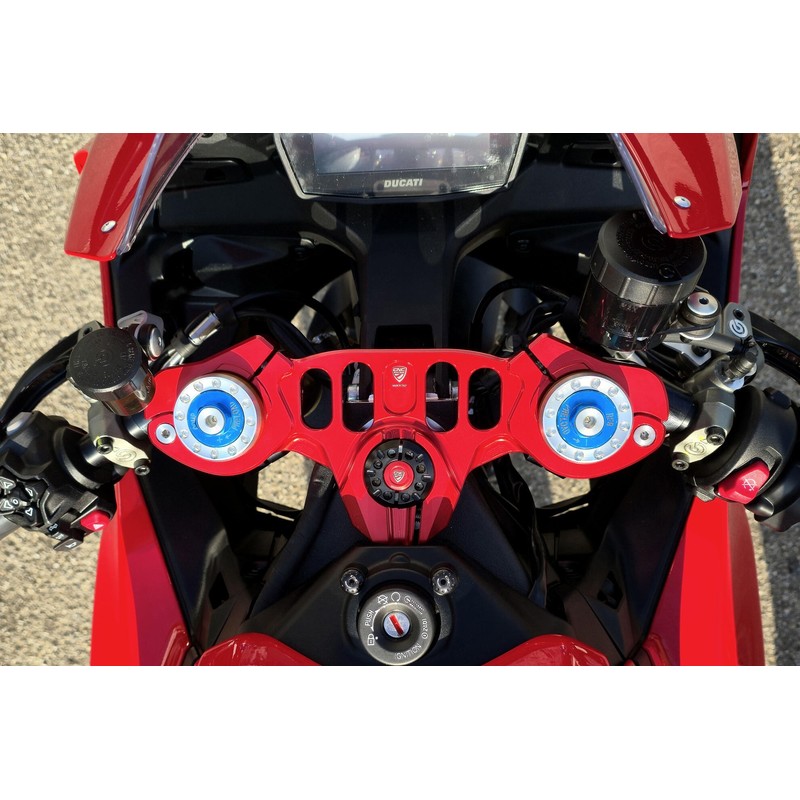 Piastre di sterzo Kit morsetti Ducati Superbike Panigale V2 S My2025 2025+ CNC Racing
