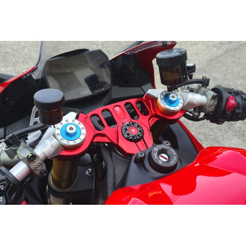 PST24 Triple clamps for Top Yoke Ducati Superbike Panigale V2 S My2025 2025+ CNC Racing