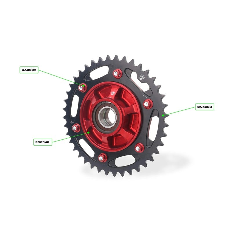 Corona Z40 P520 MTS Ergal Lavorato dal Pieno Anodizzazione Dura Ducati Multistrada V2 S My2025 2025+ CNC Racing