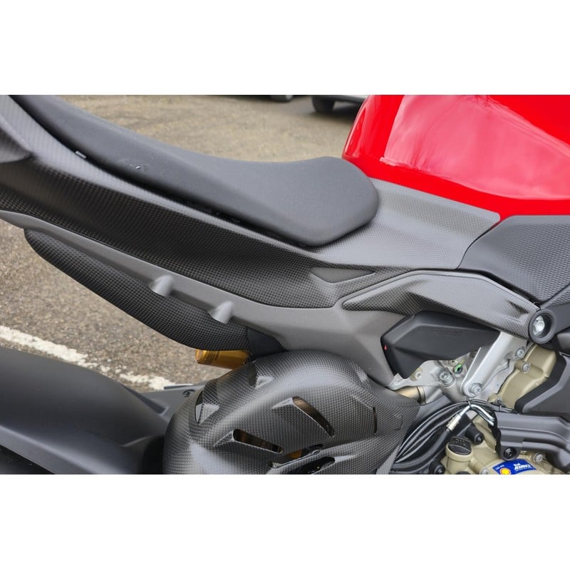 ZA424 Kit cover telaietto posteriore Streetfighter carbonio Ducati Superbike Panigale V4 S 2025+ CNC