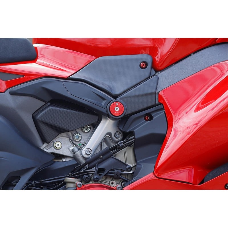 ZA413 Cover laterali serbatoio e Streetfighter Carbonio Ducati Superbike Panigale V4 S 2025+ CNC Rac