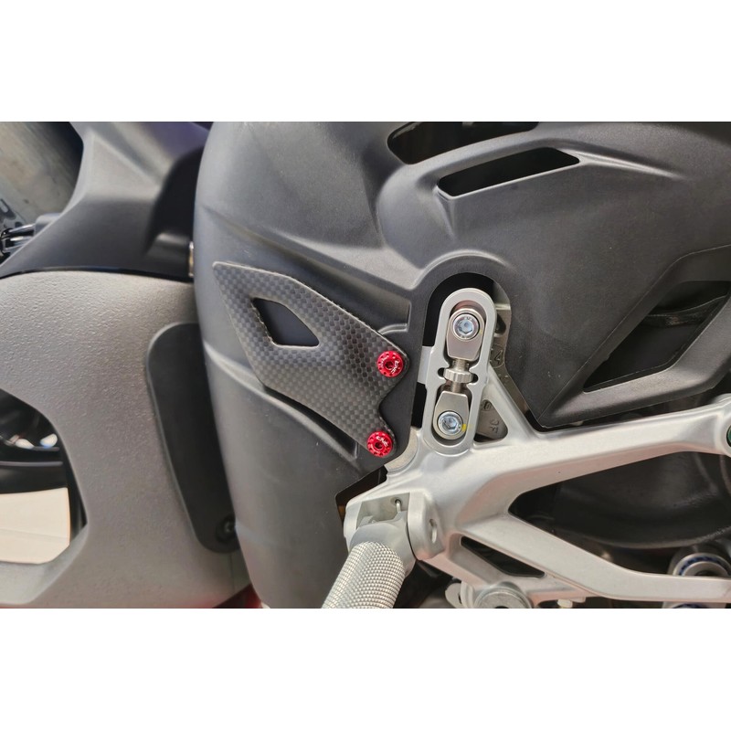 ZA412 Heel guard kit Carbon Ducati Superbike Panigale V4 2025+ CNC Racing