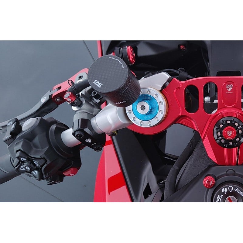 Cavallotto per Pompe Brembo Senza Foro Specchio Alluminio Anodizzato Plug & Play Ducati Hypermotard V2 Sp 2026+ CNC Racing