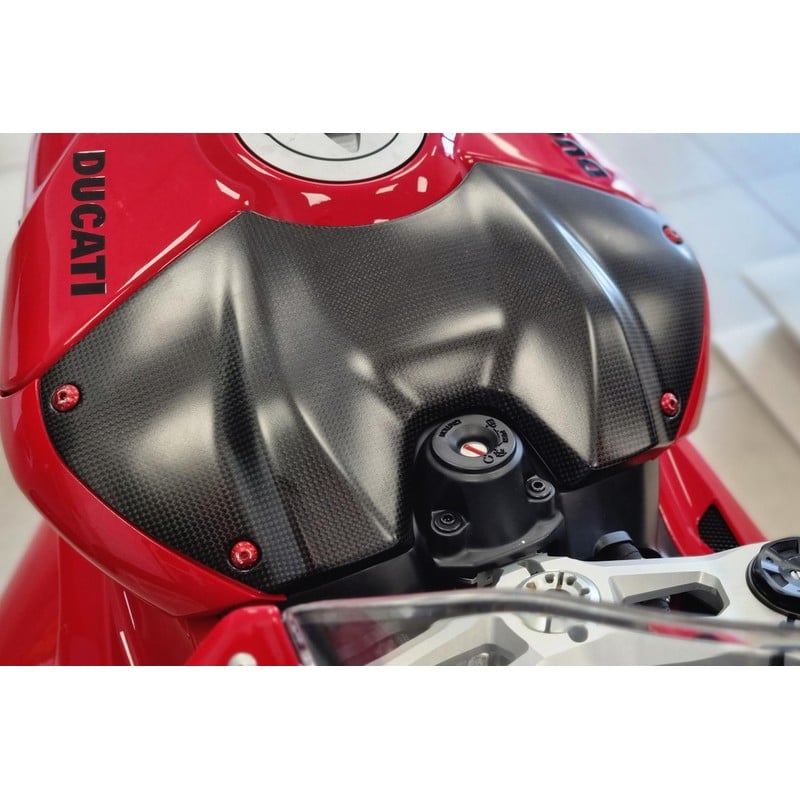 ZA871 Cover serbatoio carburante in carbonio Ducati Superbike Panigale V4 S 2022+ CNC Racing