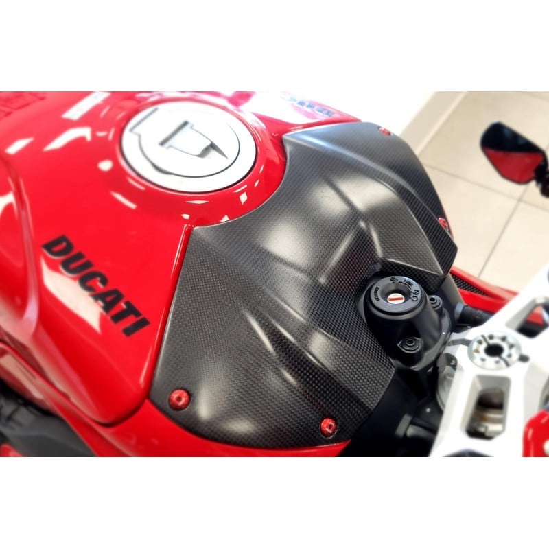 ZA871 Cover serbatoio carburante in carbonio Ducati Superbike Panigale V4 2022+ CNC Racing