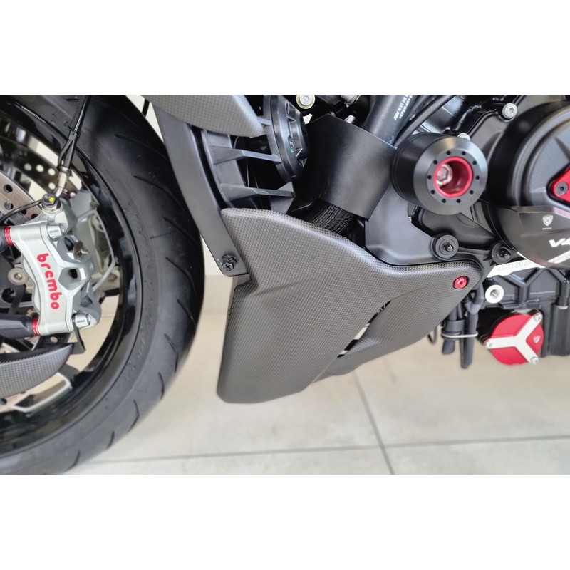 ZA261 Puntale destro e sinistro carbonio Ducati Diavel V4 2023+ CNC Racing