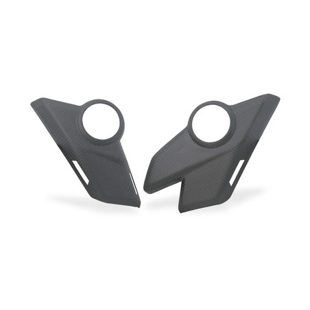 ZA370 Frame side plates lower covers with holes carbon for Ducati Multistrada V4 Rally 2023+ CNC Rac