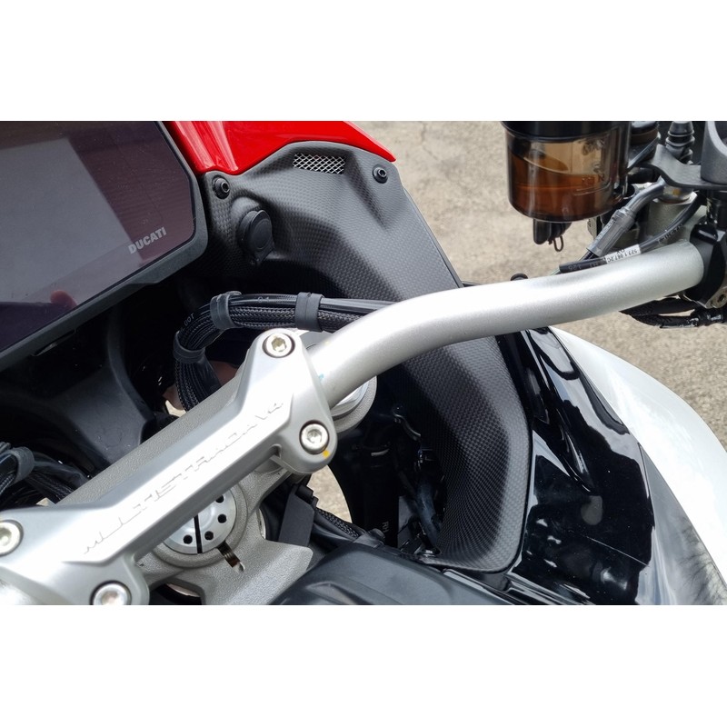 ZA363 Cover plancia interna Carbonio Ducati Multistrada V4 S 2021+ CNC Racing