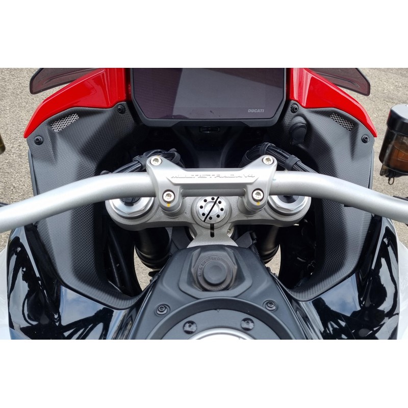 ZA363 Cover plancia interna Carbonio Ducati Multistrada V4 2021+ CNC Racing