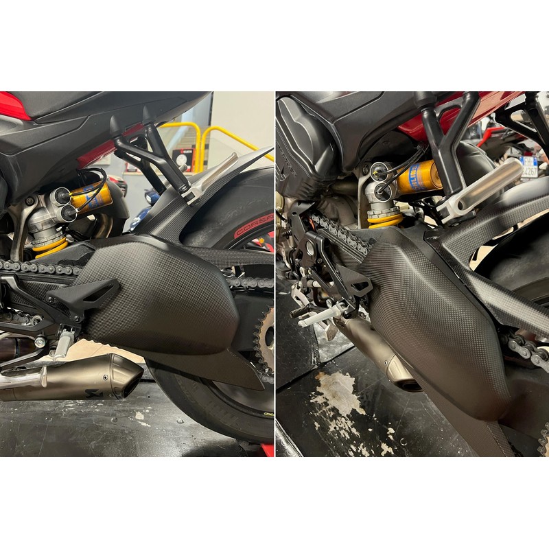 ZA315 Cover forcellone carbonio Ducati Streetfighter V4 Sp2 2022+ CNC Racing