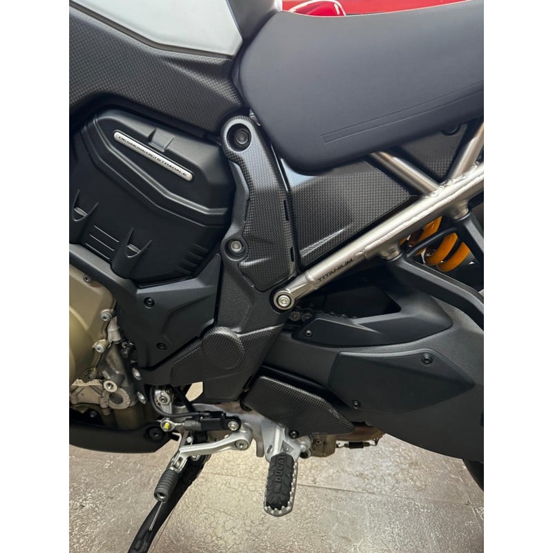 ZA356 Frame side plates lower covers carbon no hole Ducati Multistrada V4 RS 2024+ CNC Racing