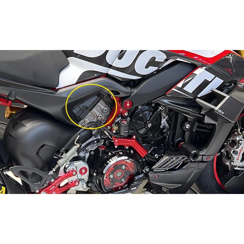 ZA311 Rear right cylinder head cover Panigale Carbon Ducati Streetfighter V4 Sp2 2022+ CNC Racing