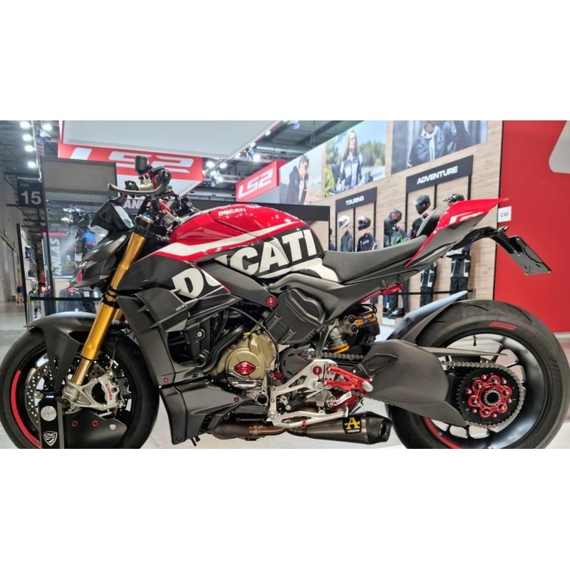 ZA310 Rear left cylinder head cover Streetfighter Carbon Ducati Superbike Panigale V4 S 2021+ CNC Ra