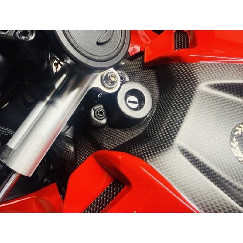 ZA305 Ignition switch cover Carbon Ducati Streetfighter V4 Sp2 2022+ CNC Racing