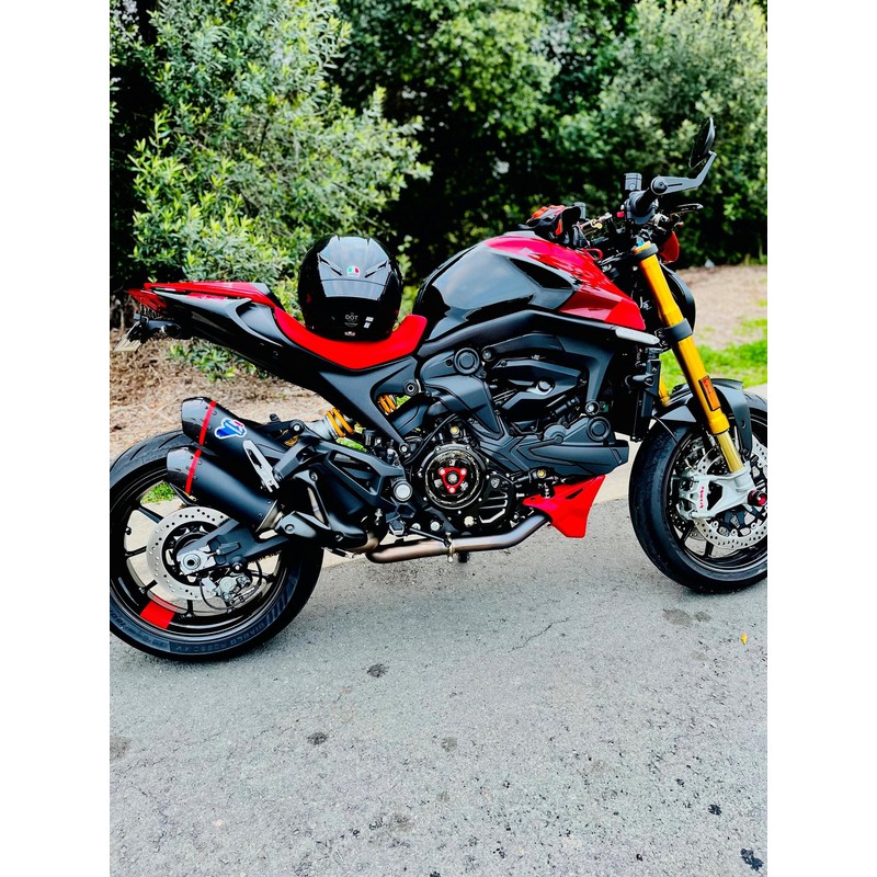 CA504 Clear cover oil bath clutch Ducati Multistrada 950 V2 2022+ CNC Racing