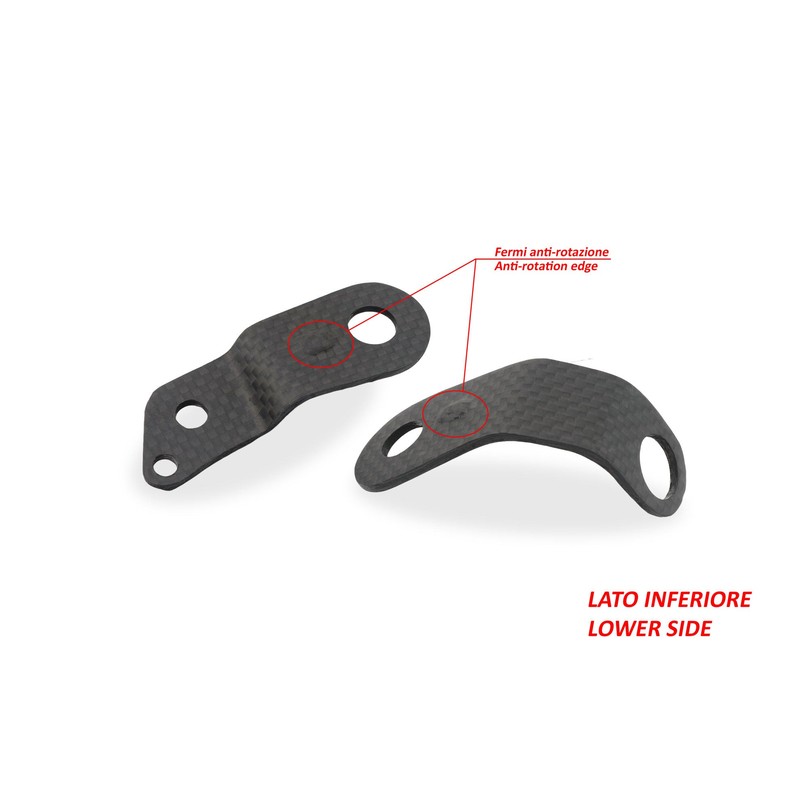 ZA990 Front brake and clutch oil tank brackets V4 Carbon Ducati Multistrada V2 S My2025 2025+ CNC Ra