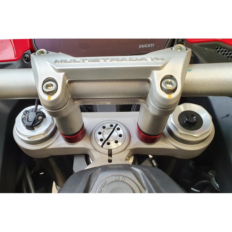 RM260 Handlebar clamp spacers H 20mm for OEM riser Ducati Multistrada V4 2021+ CNC Racing