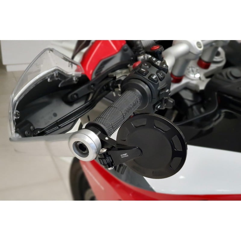 Adattatore specchio bar end Rocket per Multistrada V4 DesertX 698 Mono Ducati Hypermotard V2 Sp 2026+ CNC Racing