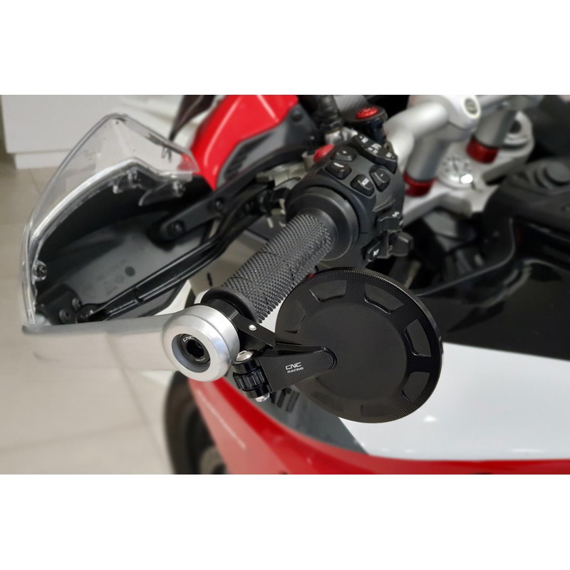Adattatore specchio bar end Rocket per DesertX Hypermotard 698 Mono Ducati Multistrada V4 Pikes Peak 2022+ CNC Racing