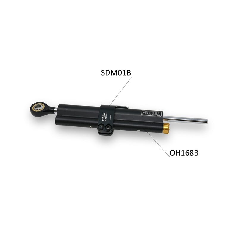 Morsetto per ammortizzatore di sterzo Ohlins Ducati Hypermotard 950 2019+ CNC Racing