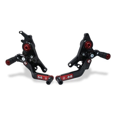 Pedane regolabili pilota Ducati Hypermotard 950 2019+ CNC Racing