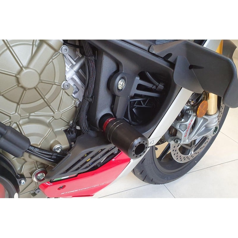 Tamponi protezione telaio Ducati Streetfighter V4 Sp2 2022+ CNC Racing