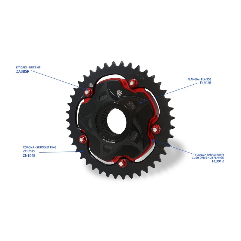 FC301 Cush drive hub flange Mv Agusta Brutale 4 1090 Corsa 2013+ CNC Racing