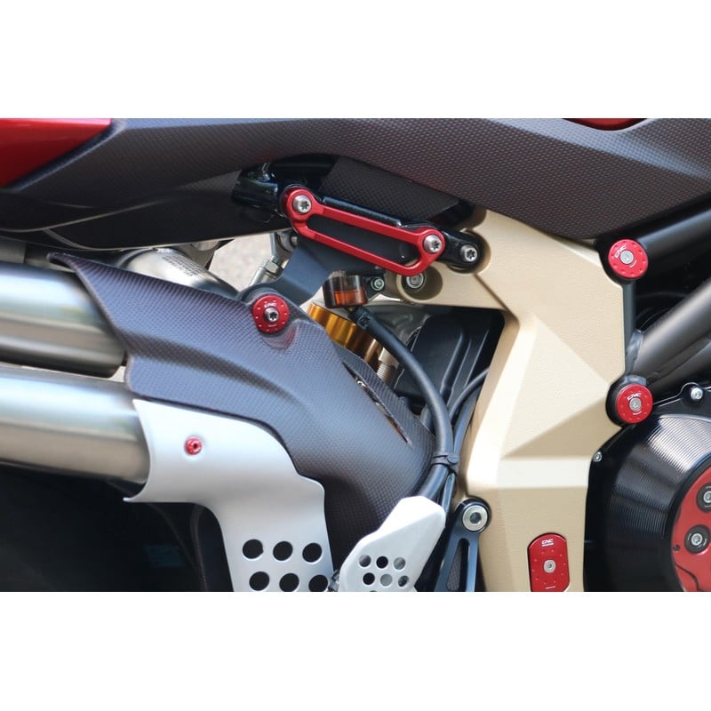 PET51 Rear footrest blanking plates Mv Agusta Rush 1000 2020+ CNC Racing