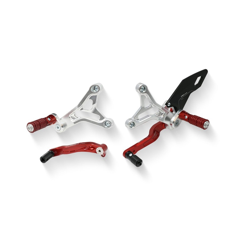 PE229 Adjustable rider rearsets Mv Agusta Brutale 3 800 RR E4 2017+ CNC Racing