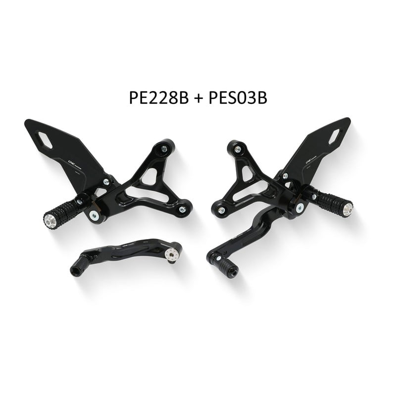 PES03 RH heel guard kit for rearsets PE228 PE229 Mv Agusta Dragster 800 RR E5 2021+ CNC Racing