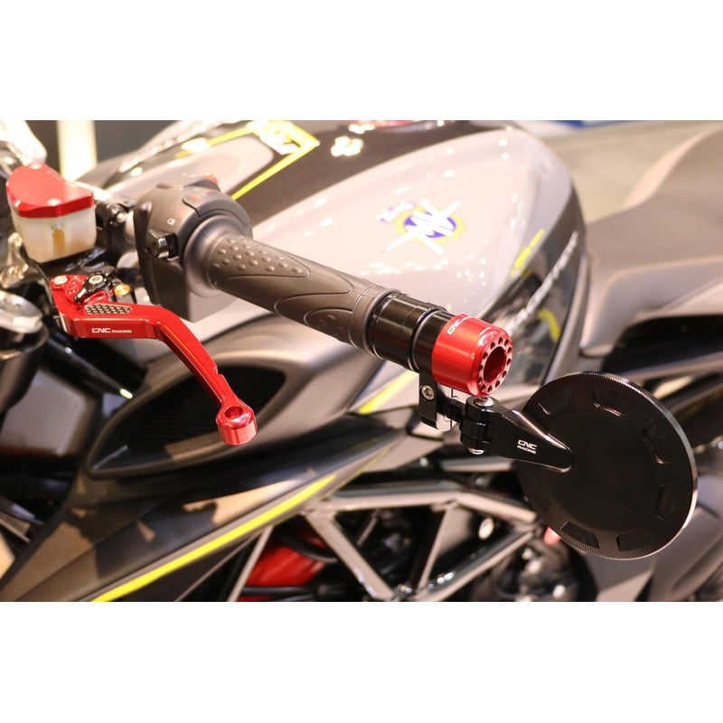 Kit adattatori specchi contrappesi e protezioni leva per Mv Agusta Dragster 800 E3 2014+ CNC Racing