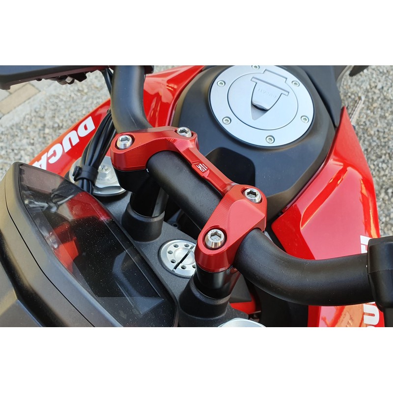 RM254 Handlebar top clamp Ducati Hypermotard 950 2019+ CNC Racing