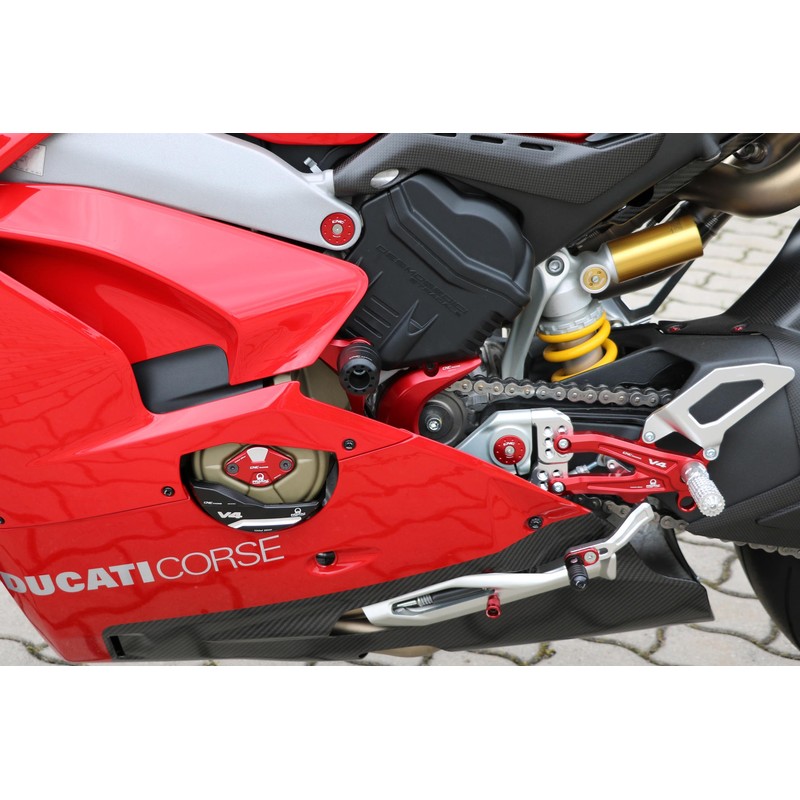 Tamponi protezione telaio Ducati Superbike Panigale V4 2018+ CNC Racing