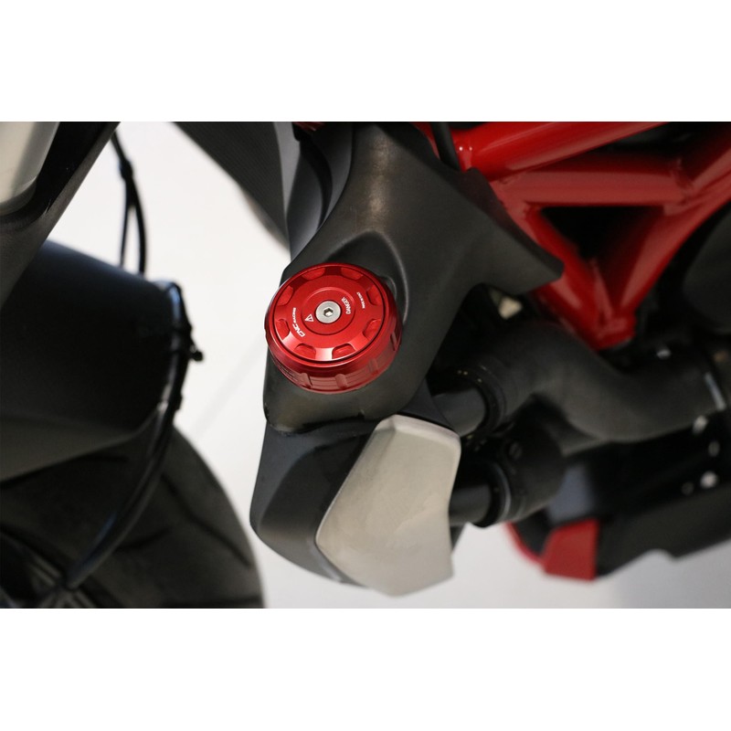 TA155 Radiator cap cover Ducati Monster 1200 2014+ CNC Racing