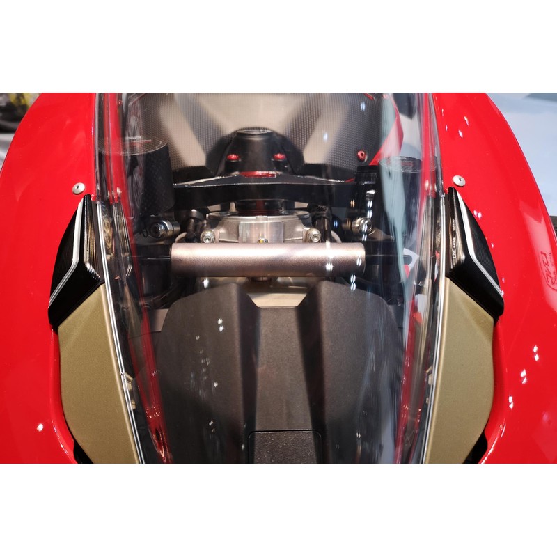 CS806 Mirror blank covers Ducati Superbike Panigale V4 S 2018+ CNC Racing