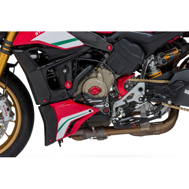 Carter protezione alternatore in alluminio per Panigale e Streetfighter Ducati Superbike Superleggera V4 2020+ CNC Racing