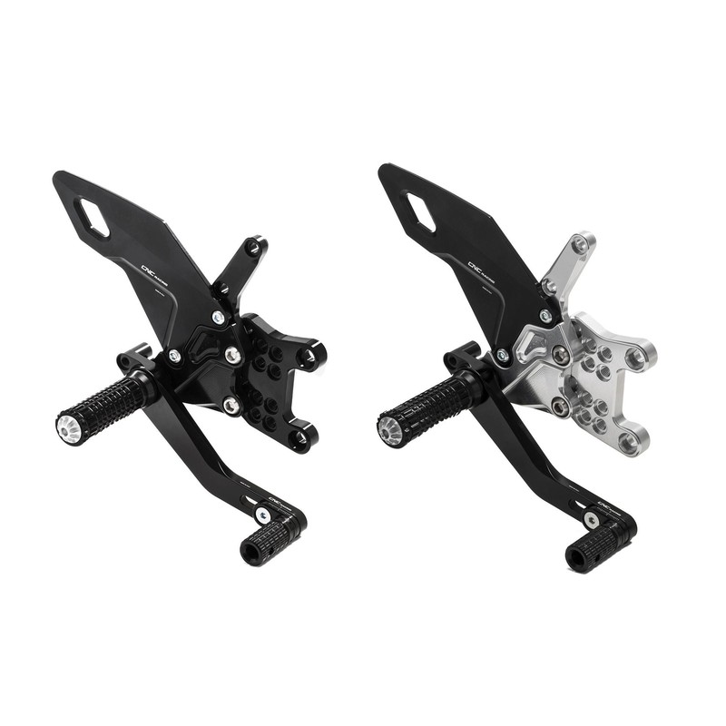 PE506 REAR SETS ADJUSTABLE EASY FOR TUONO Aprilia Rsv4 RR 2017+ CNC Racing