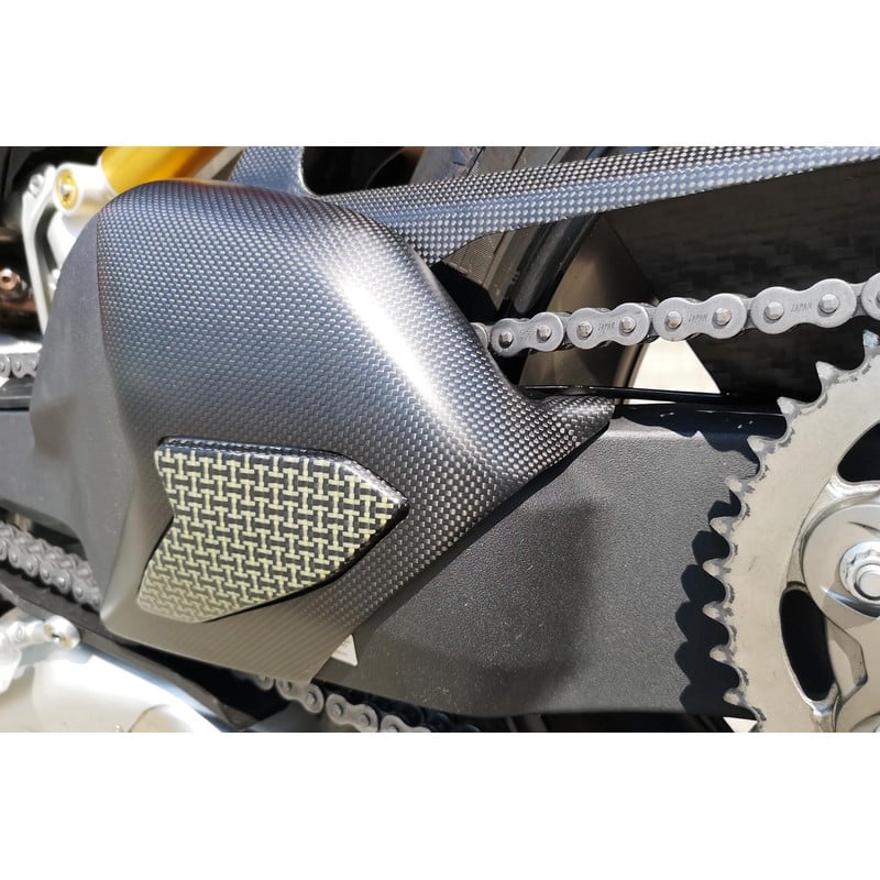 ZA865 Swingarm cover Carbon Kevlar Ducati Superbike Panigale V4 S 2018+ CNC Racing