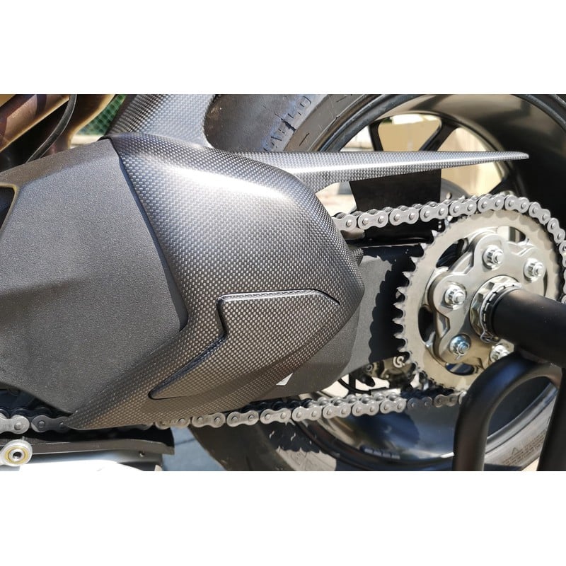 ZA864 Cover forcellone Carbonio Ducati Superbike Panigale V4 S 2018+ CNC Racing