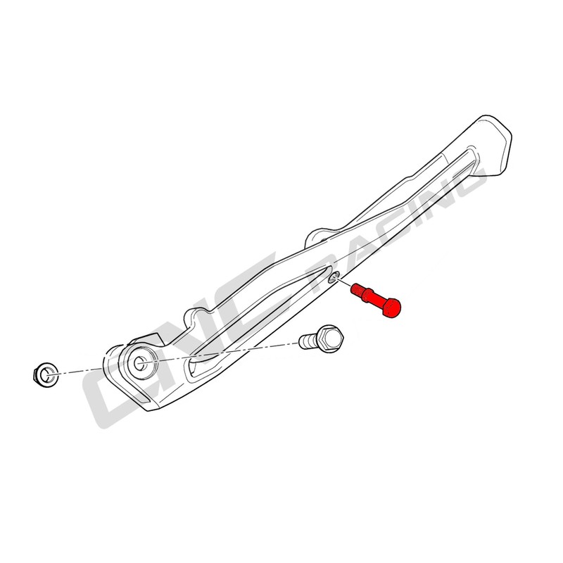 STA01 SIDE STAND PIN Ducati Superbike Panigale V4 R 2019+ CNC Racing