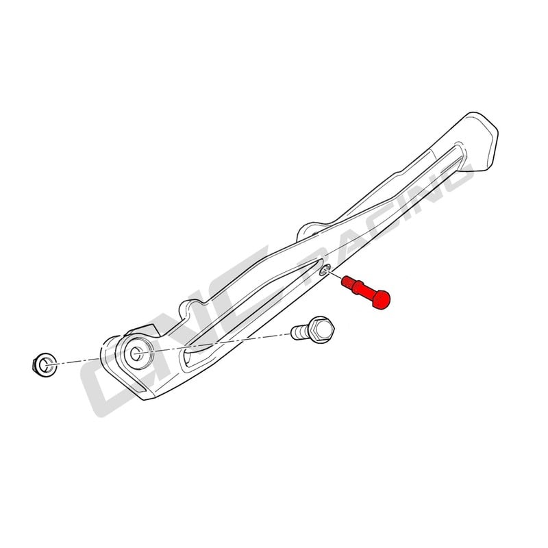 STA01 Piolo cavalletto laterale Ducati Superbike Superleggera V4 2020+ CNC Racing
