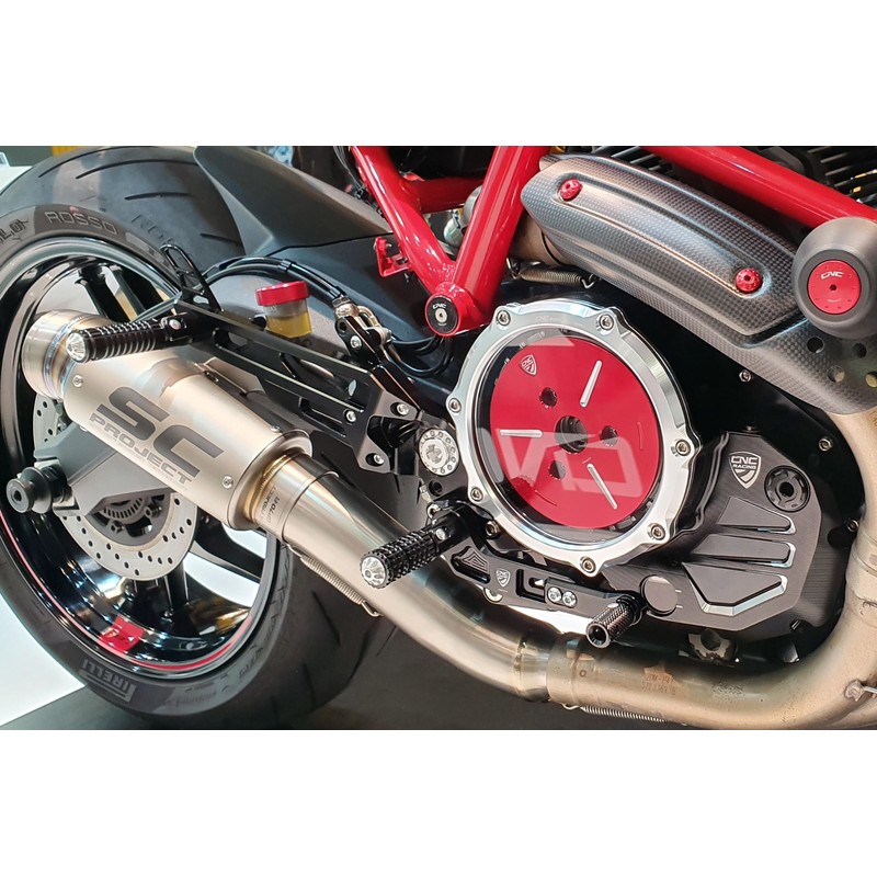 Pedane regolabili Ducati Scrambler 400 Sixty2 2016+ CNC Racing