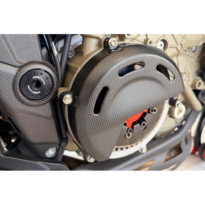 ZA444 Dry Clutch cover for Panigale Streetfighter and Diavel Ducati Multistrada V4 2021+ CNC Racing