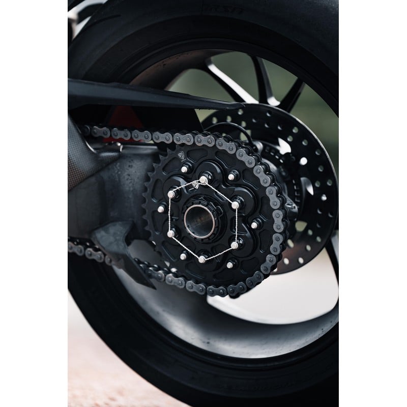 Flangia portacorona Ducati Superbike Panigale V4 2018+ CNC Racing