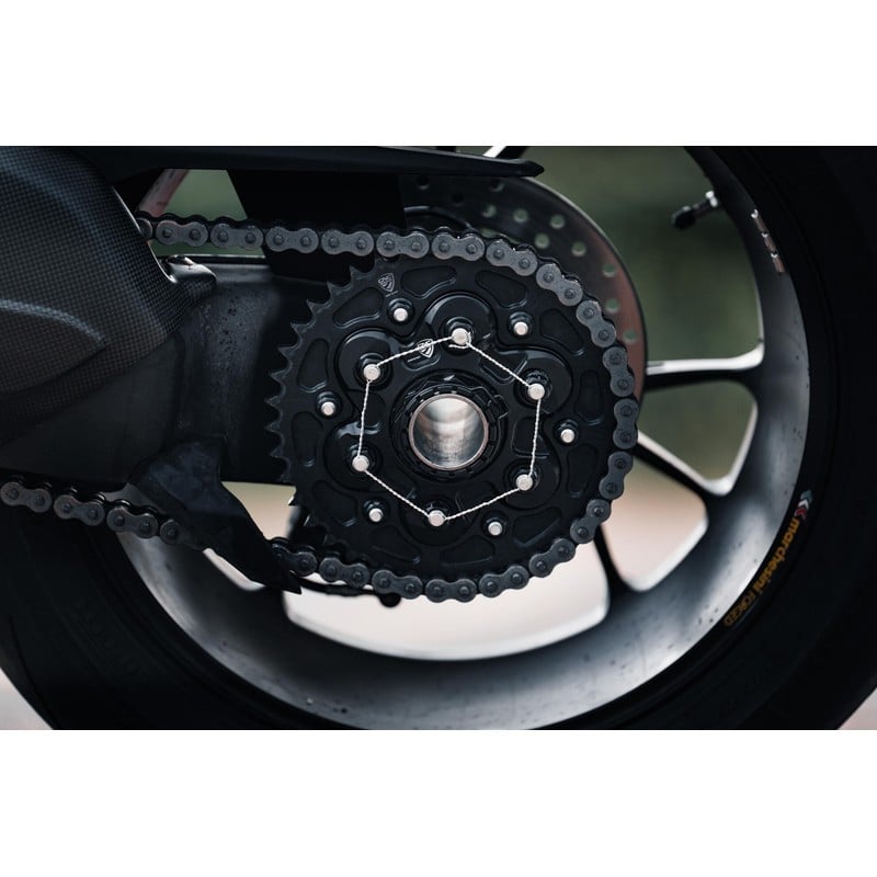 Flangia portacorona Ducati Superbike Superleggera V4 2020+ CNC Racing
