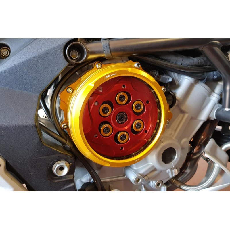 CA300 Clear clutch cover hydraulic control Mv Agusta Dragster 800 Rosso E4 2020+ CNC Racing