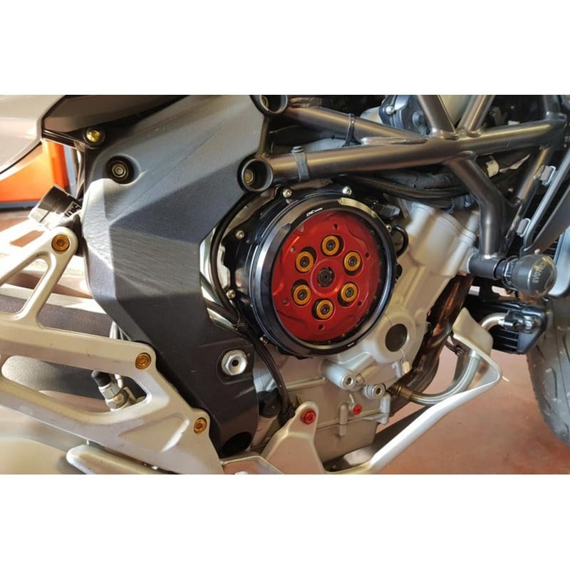 Carter frizione trasparente comando idraulico Mv Agusta Turismo Veloce 800 R E5 2021+ CNC Racing