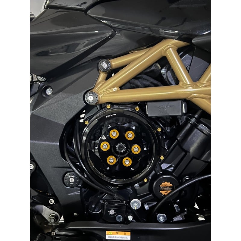 CA300 Clear clutch cover hydraulic control Mv Agusta Turismo Veloce 800 R E5 2021+ CNC Racing