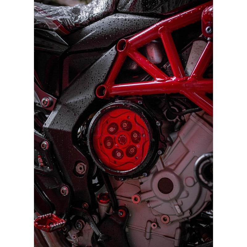 Carter frizione trasparente comando idraulico Mv Agusta Turismo Veloce 800 RC E4 2017+ CNC Racing