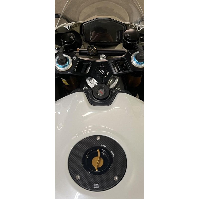 ZA856 Cornice strumentazione in carbonio opaco Ducati Superbike 1299 Panigale S 2015+ CNC Racing